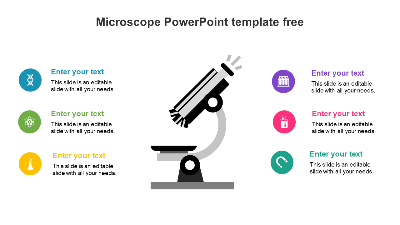 Microscope PowerPoint template free